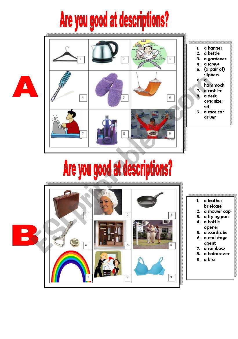 Describing people,objects and places using RELATIVE PRONOUNS!