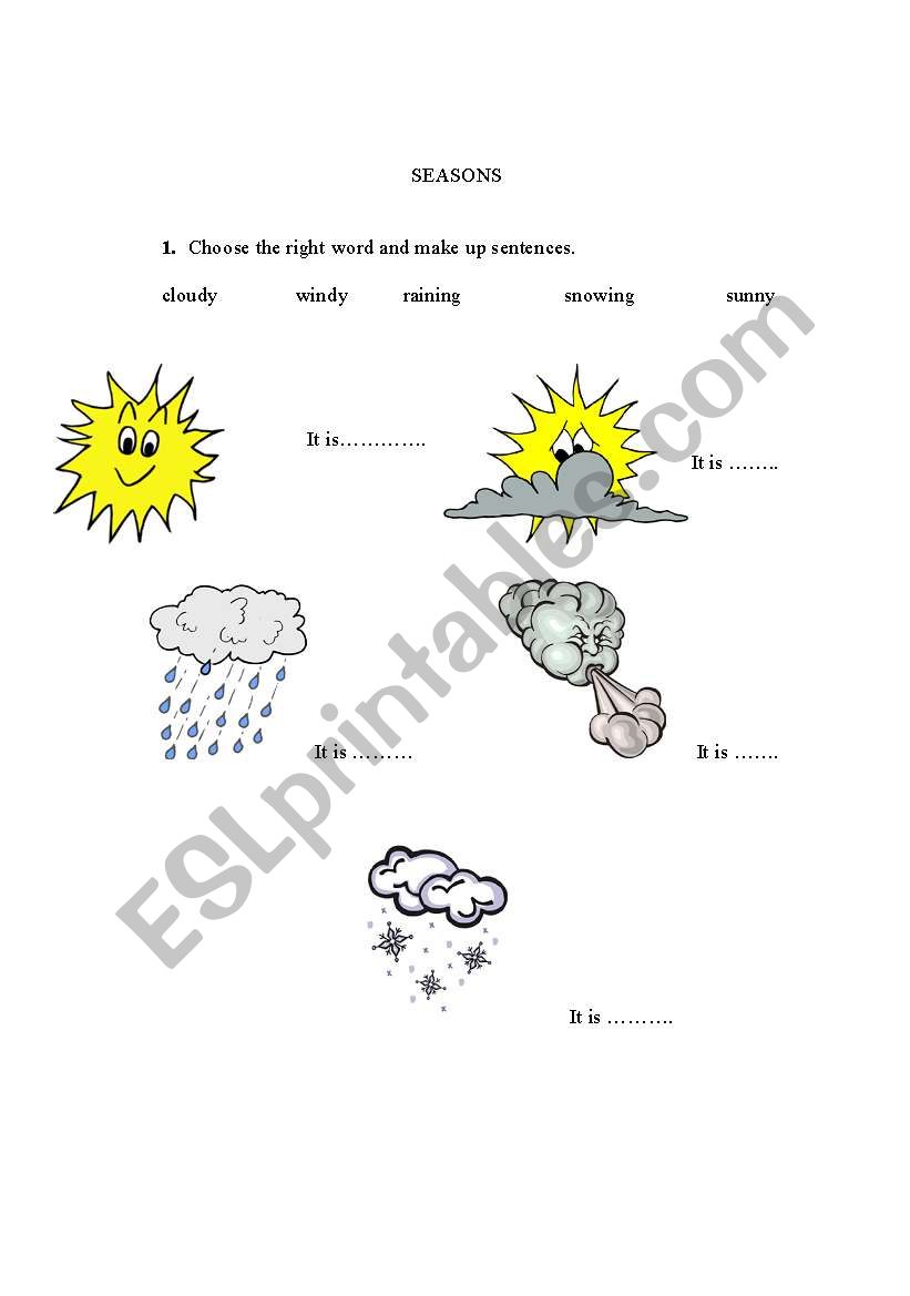 weather worksheet