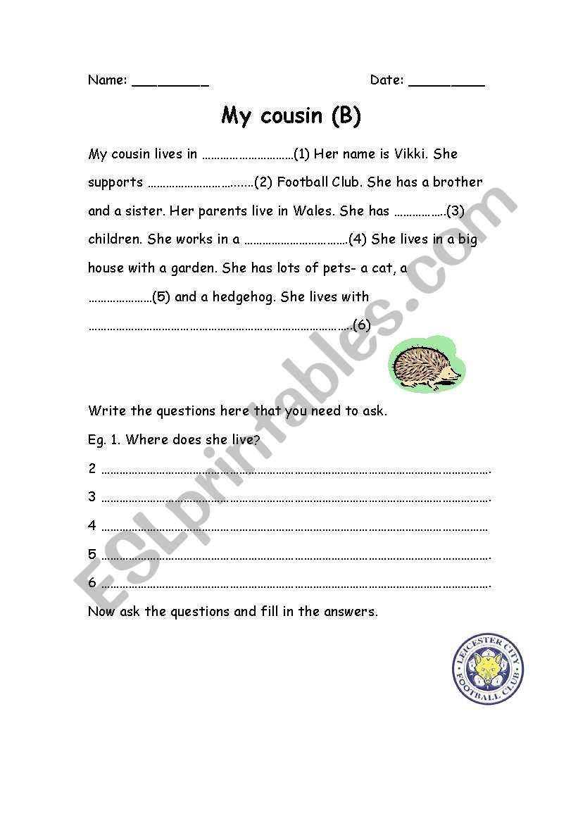 Family  worksheet