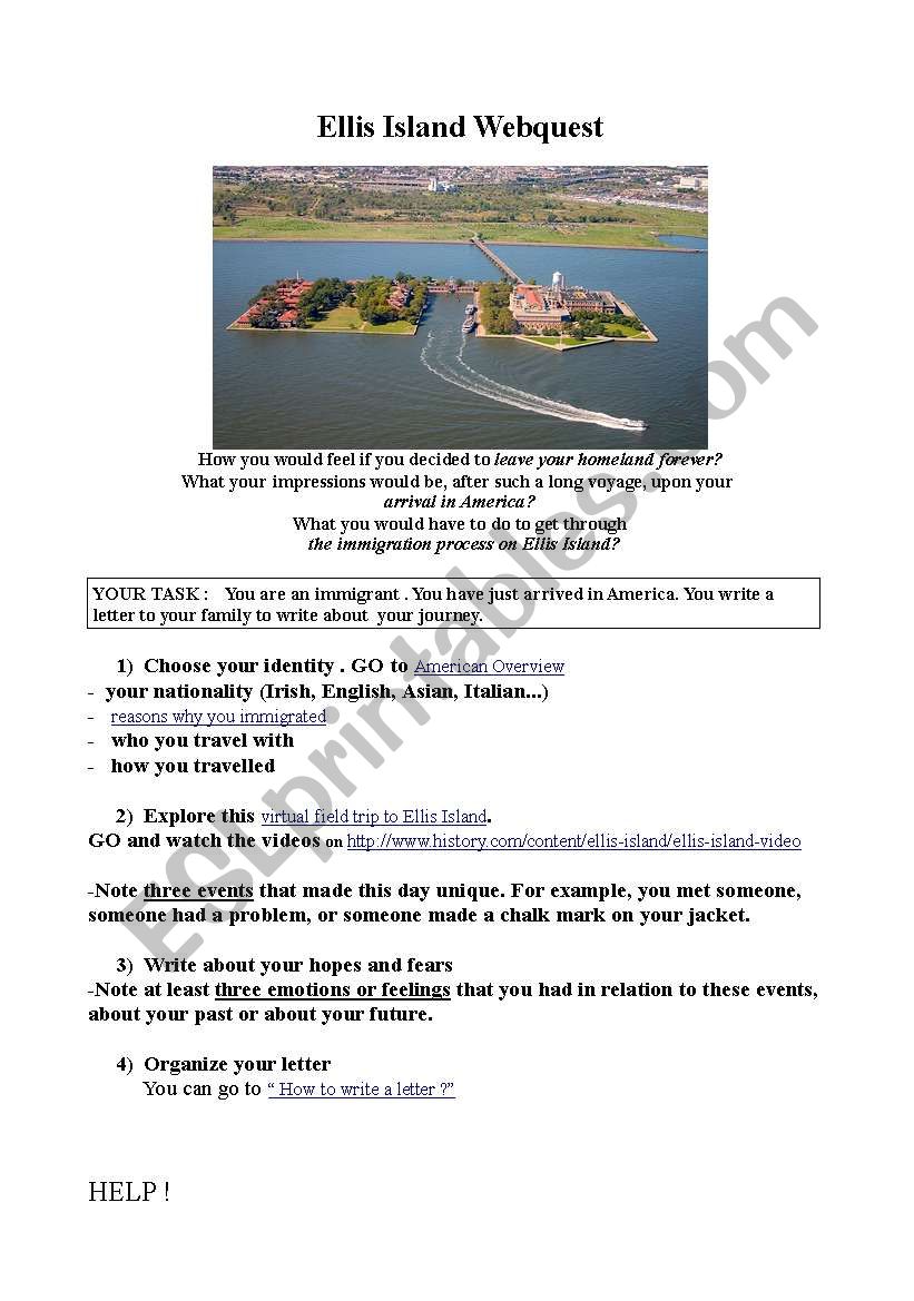 ellis island webquest worksheet