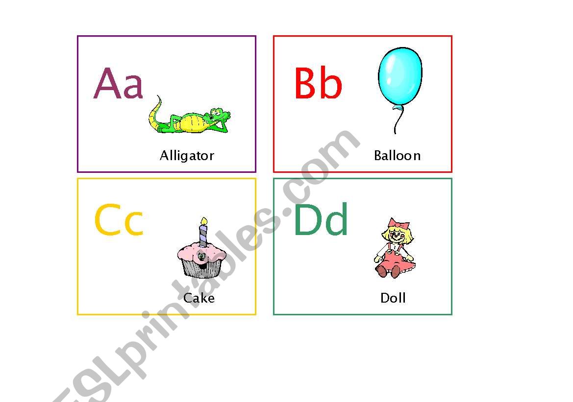 Alphabet worksheet