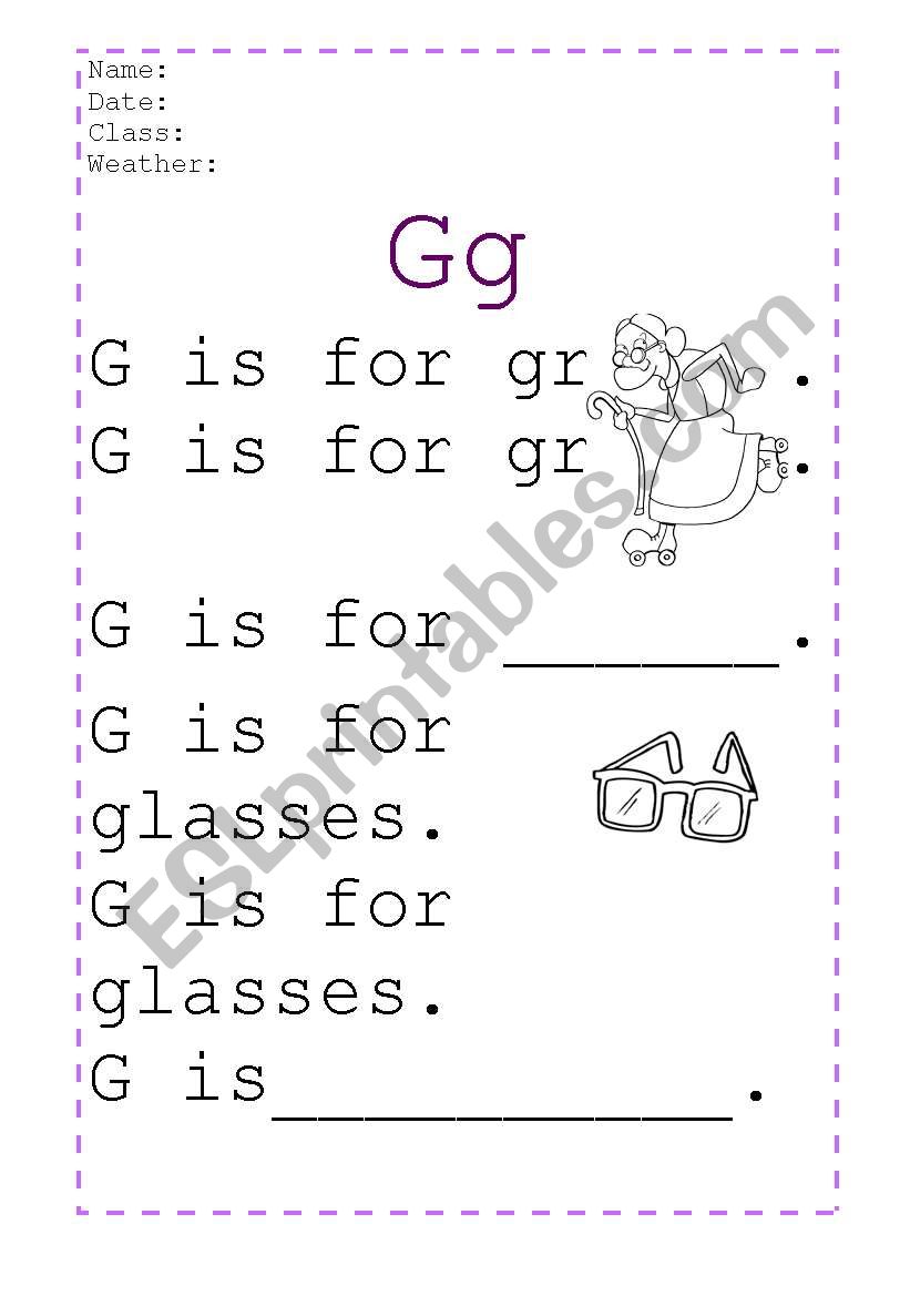 ABC handwriting worksheet