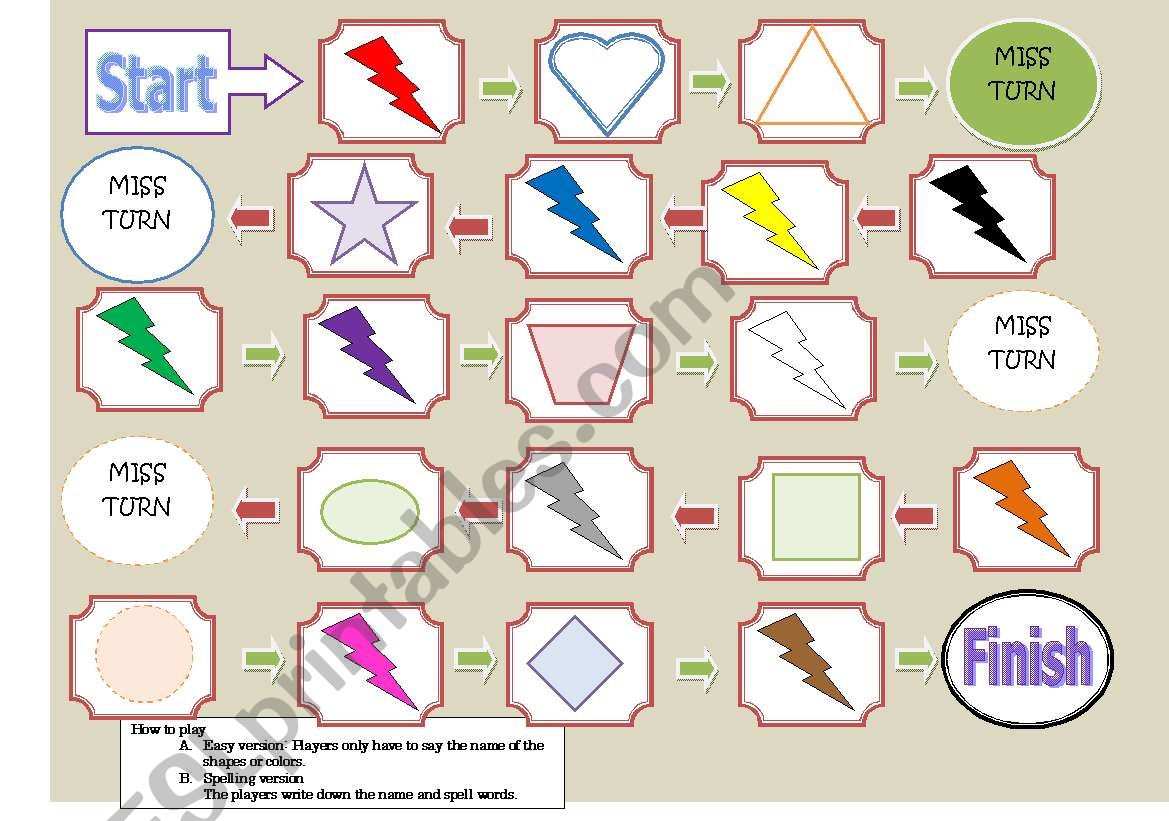 shapes worksheet