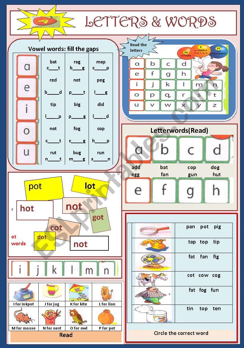 Alphabet  World worksheet