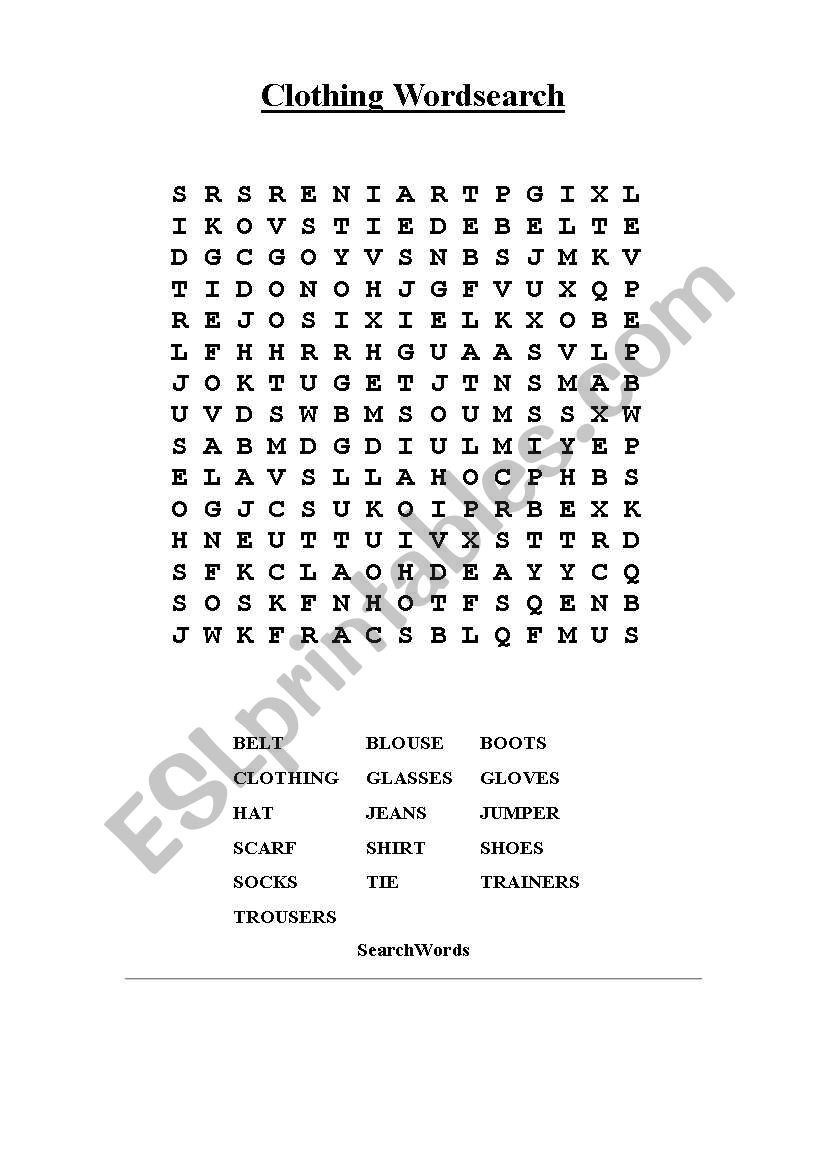 scrabble worksheet