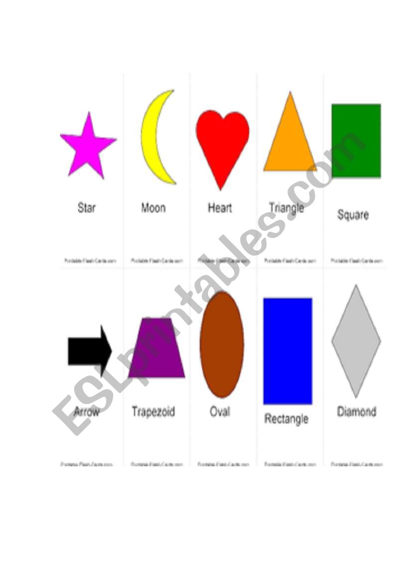 Shapes worksheet