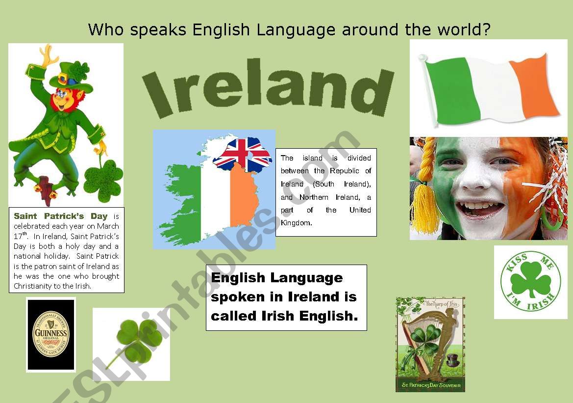 Ireland worksheet