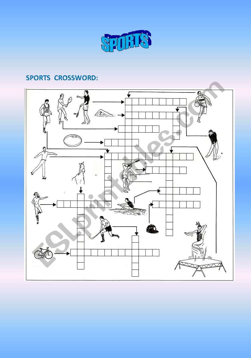 SPORTS worksheet