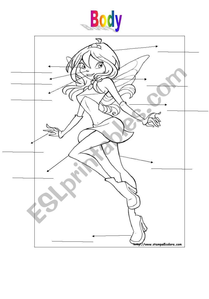 Winx worksheet