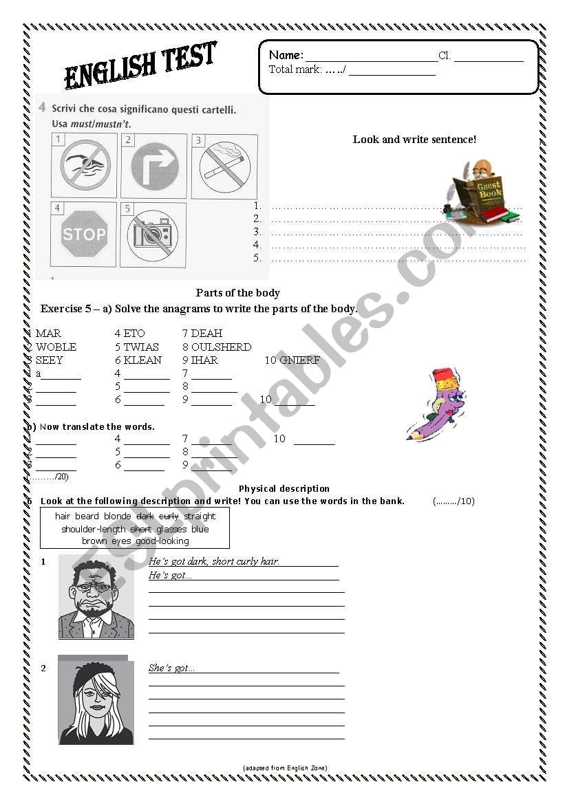 Must_description worksheet