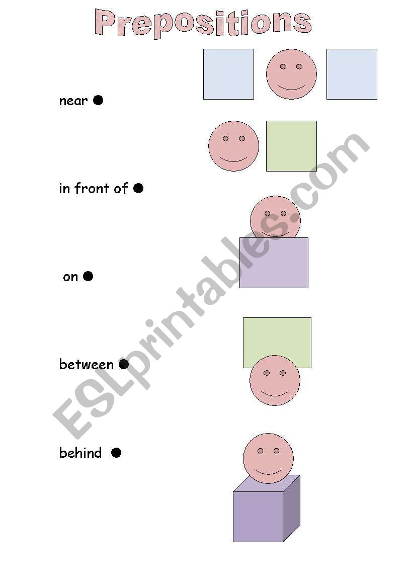 prepositions worksheet