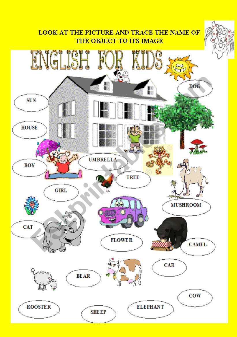For young learners worksheet