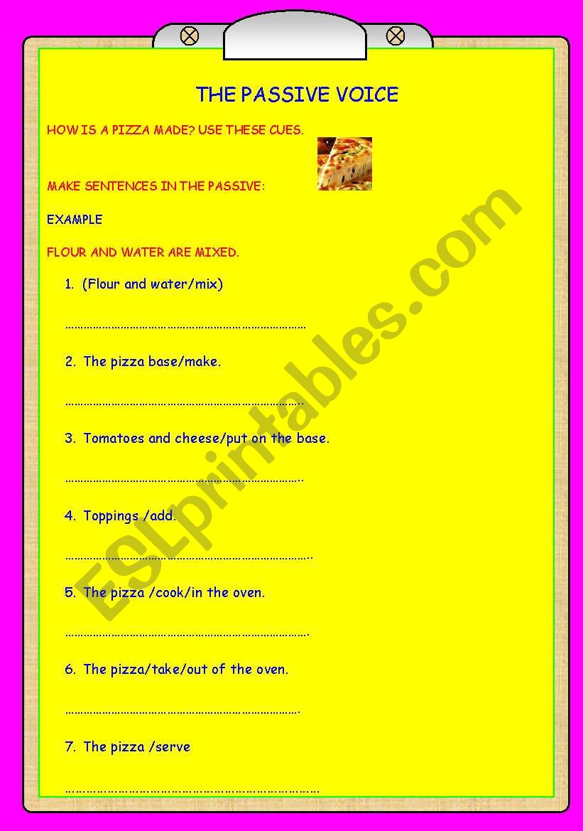 The Passive Voice worksheet