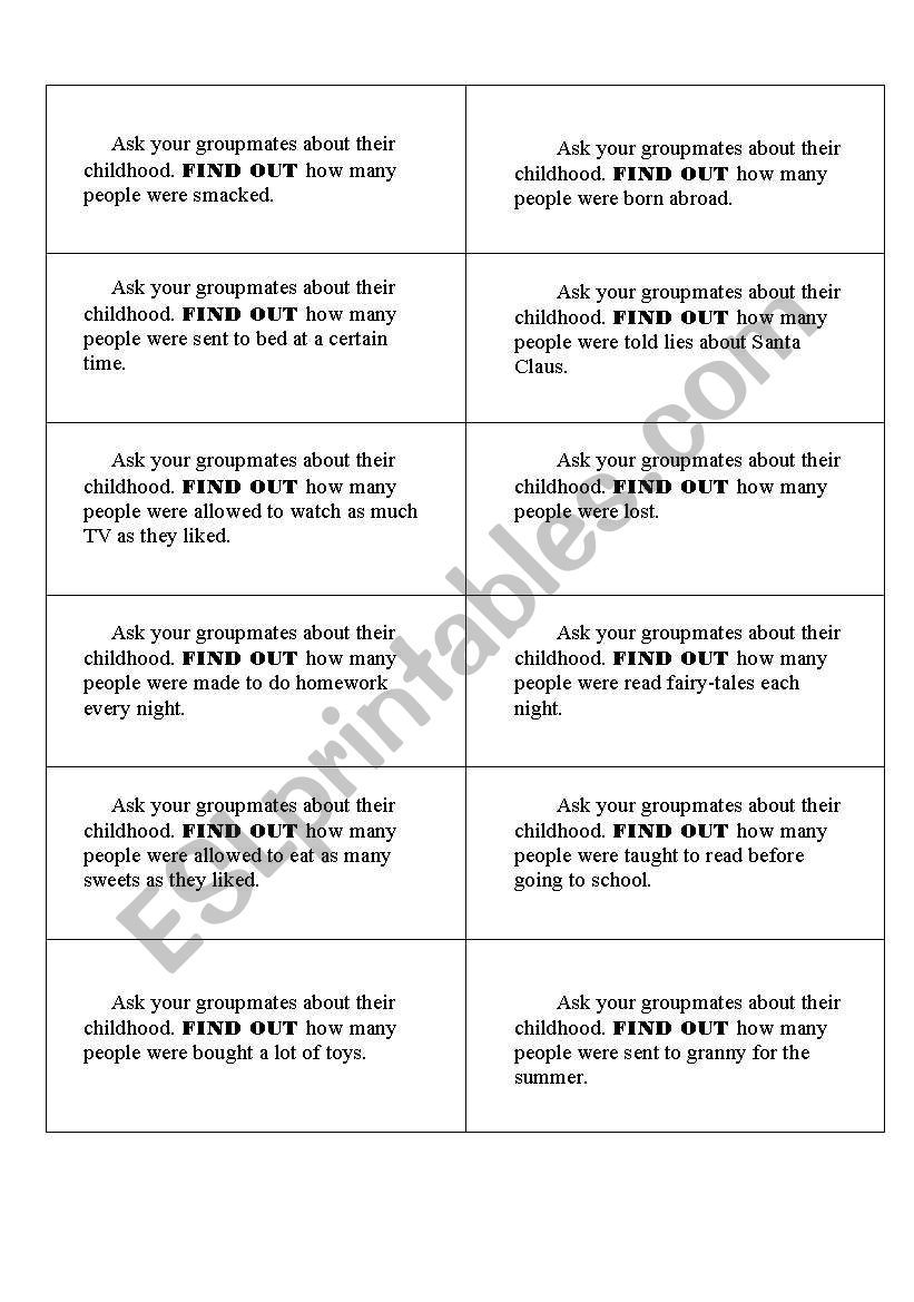 Warm-up (passive voice) worksheet