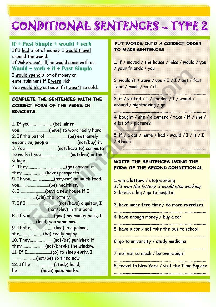 Conditional Sentences - Type 2