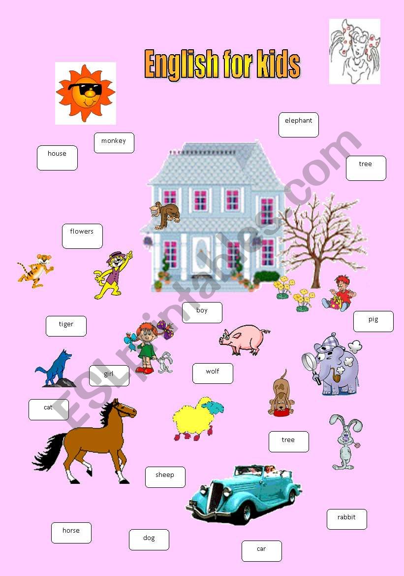 For young learners  worksheet