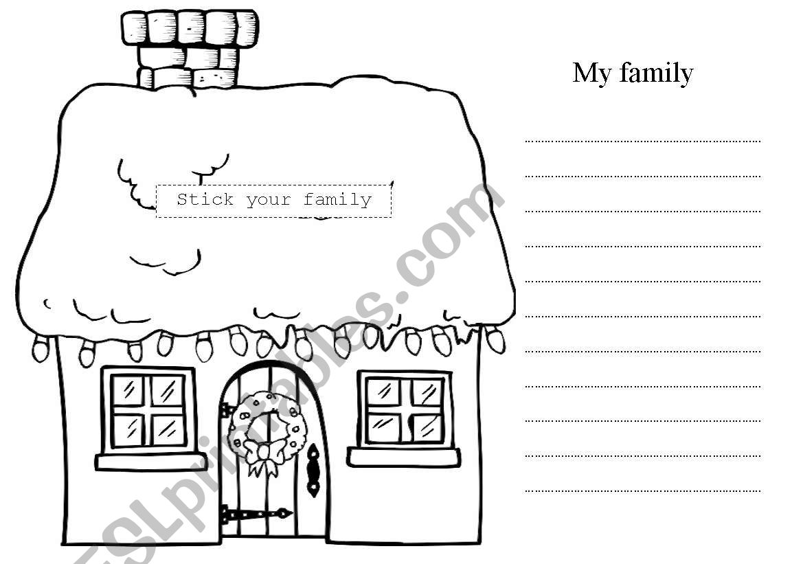 this is my family worksheet