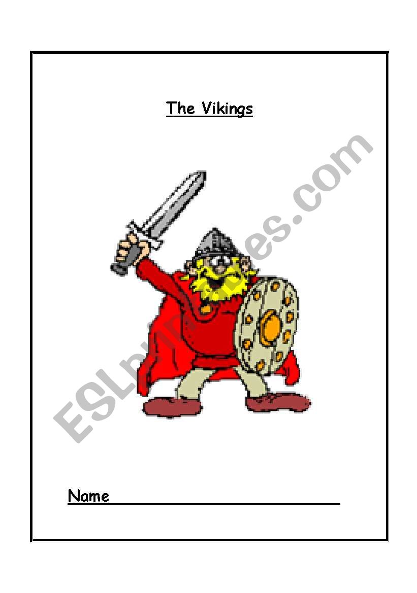Vikings Activity Book worksheet