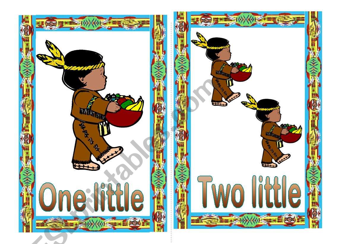 Ten Little Indian Boys Song worksheet