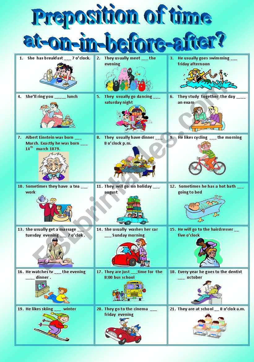 prepositions of time __at__on__in__before__after 