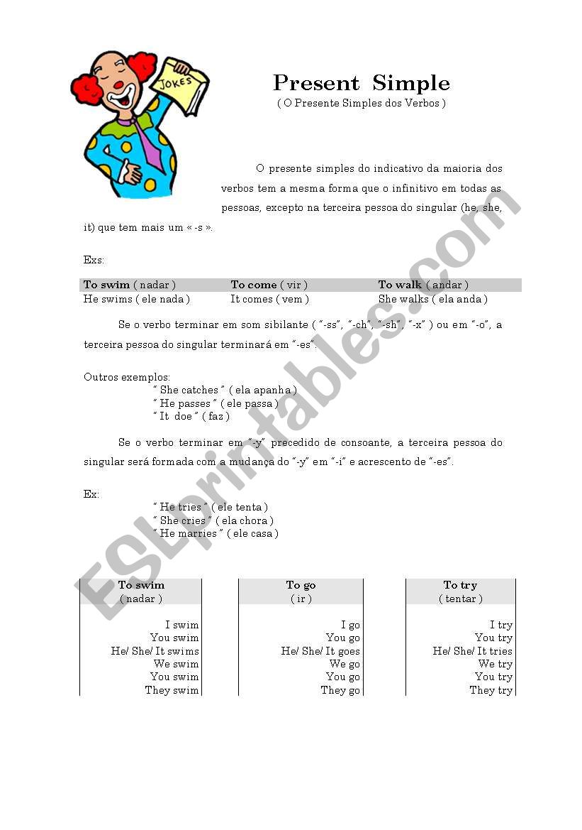 Present Simple worksheet