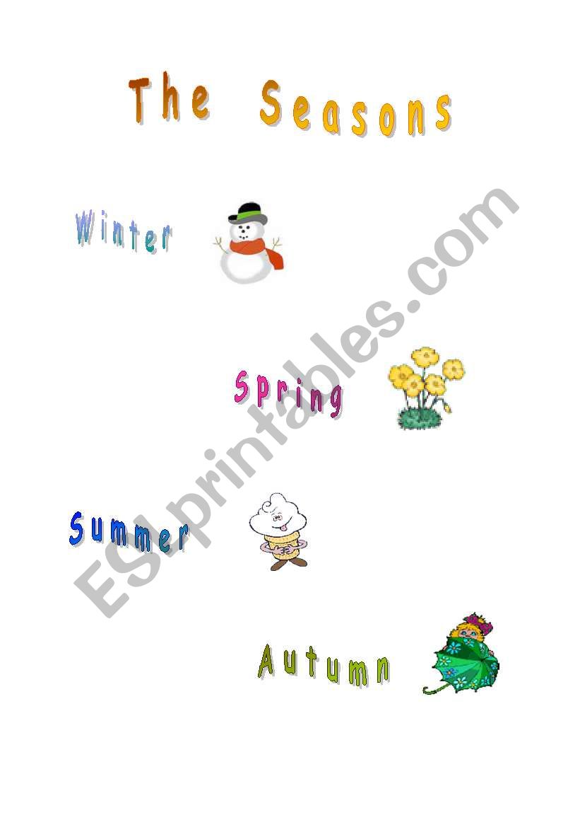 the seasons of the year worksheet