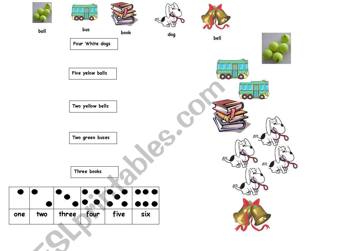 numbers worksheet