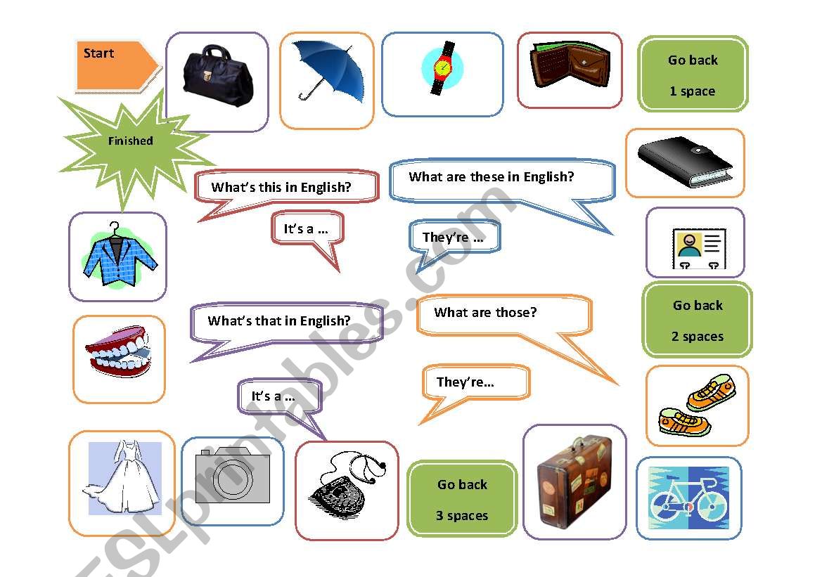 Personal Possessions - this, that, these, those