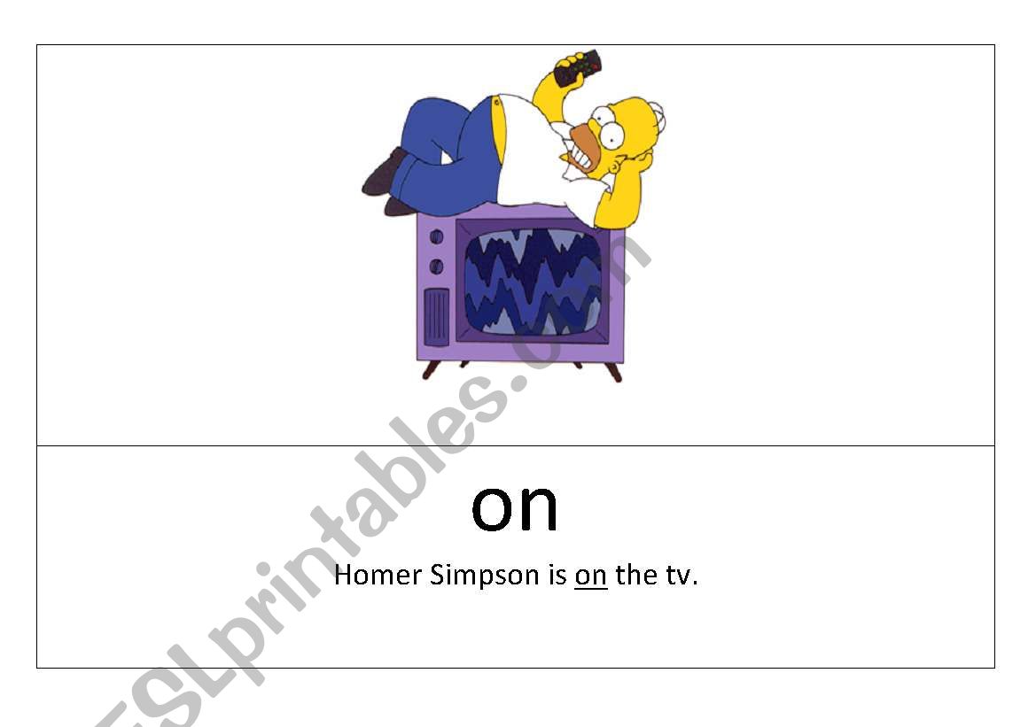 Preposition  worksheet