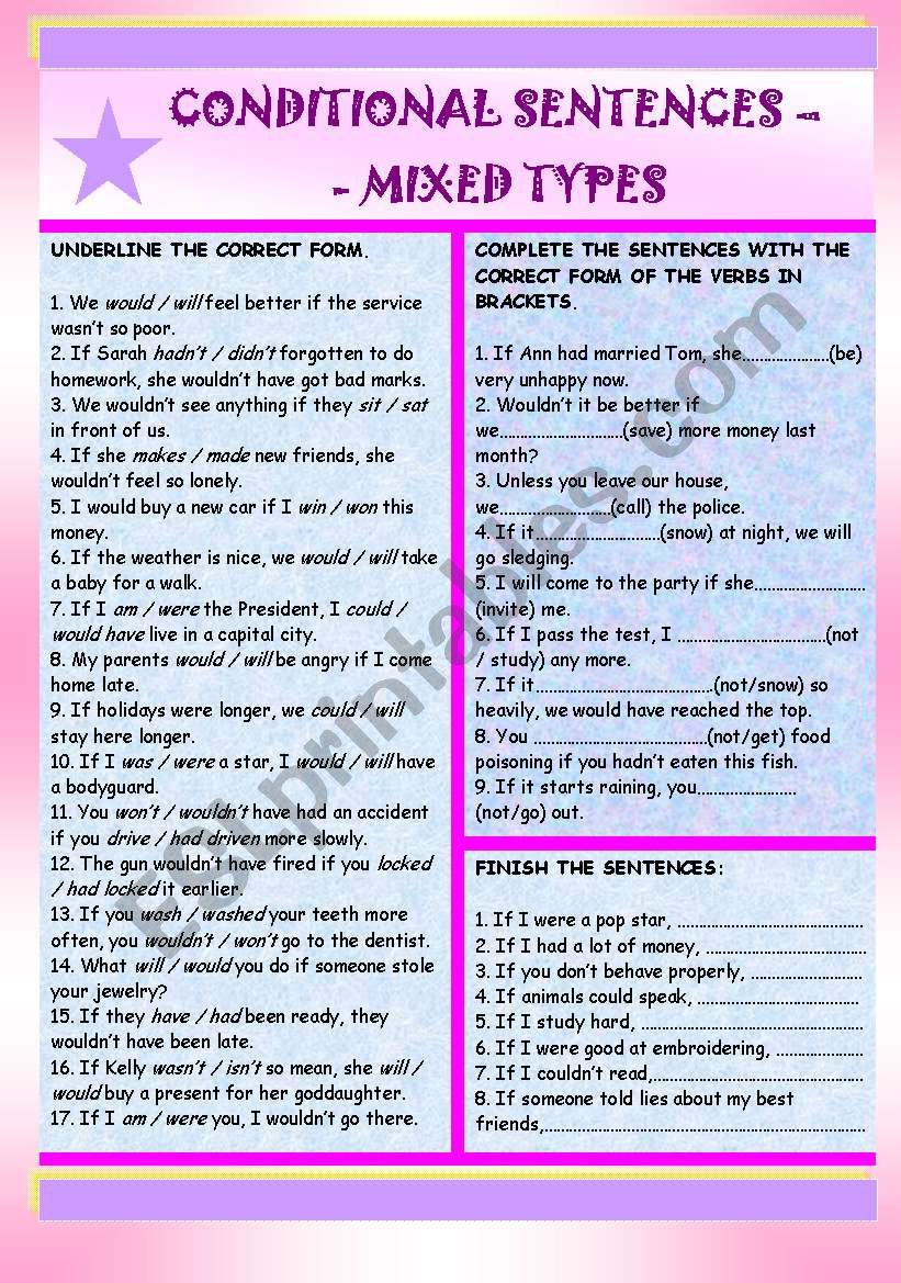 conditional-sentences-mixed-types-esl-worksheet-by-ania-z