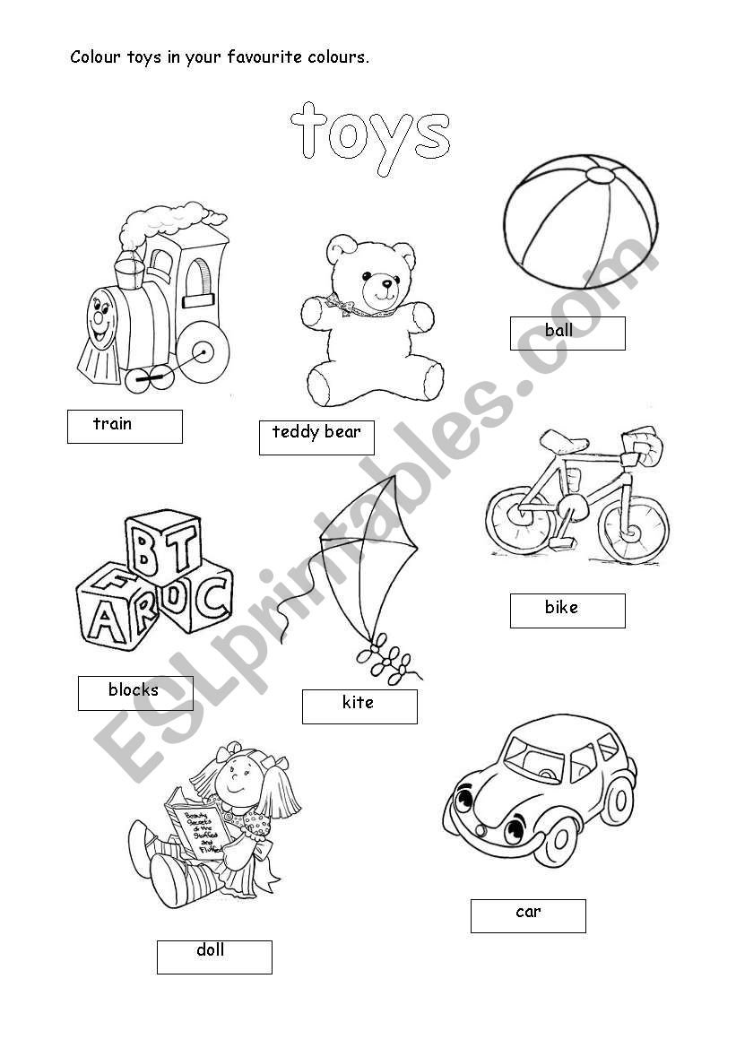 toys worksheet