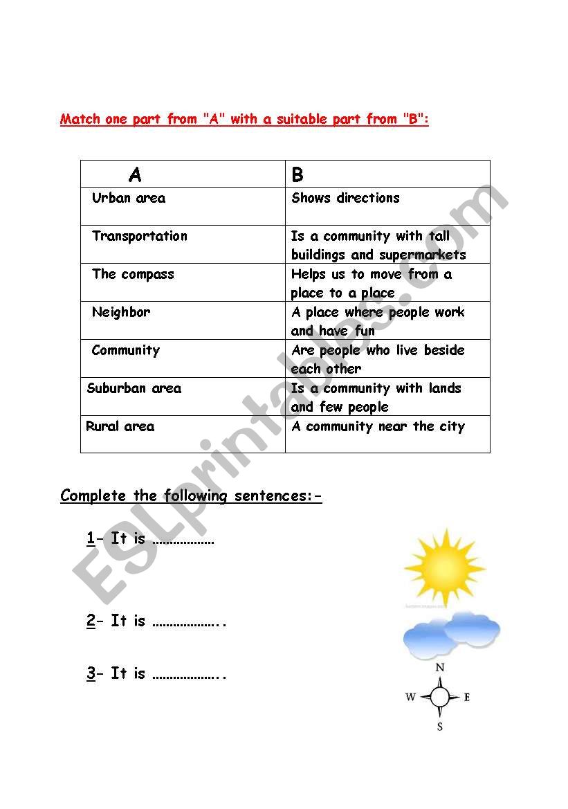 social studies worksheet