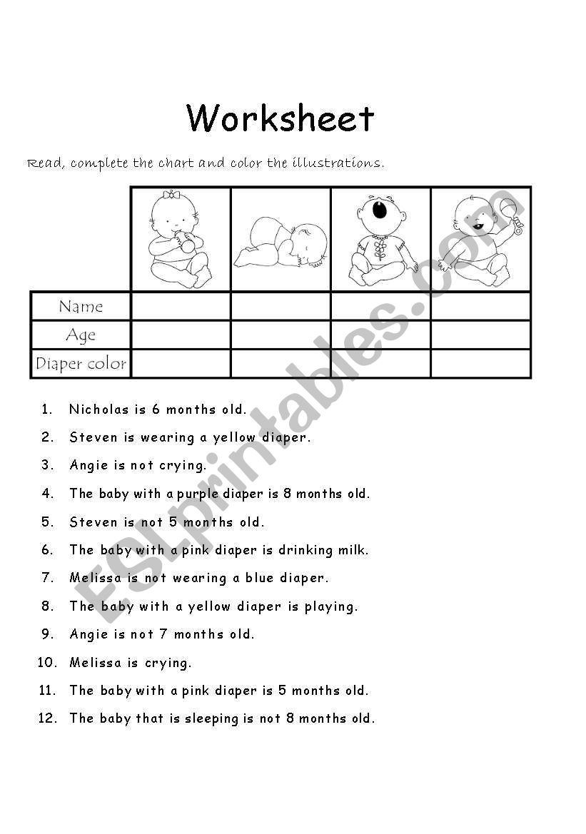 Present Progressive worksheet