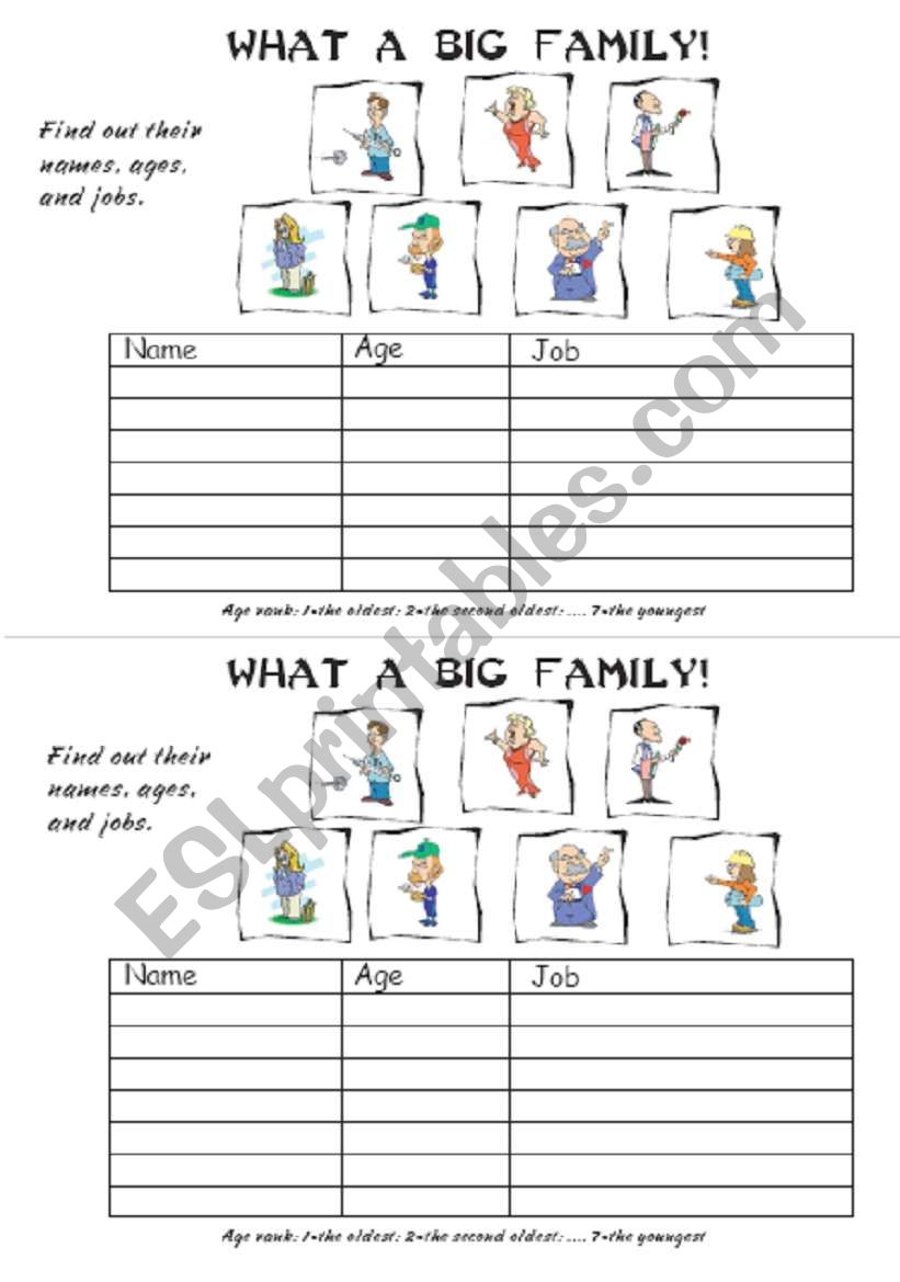 Detective Game worksheet