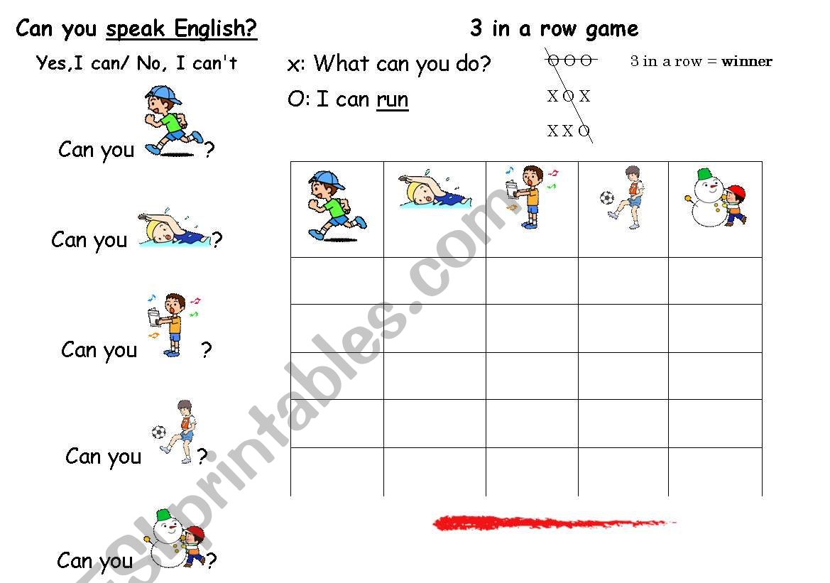 Can you speak English? worksheet