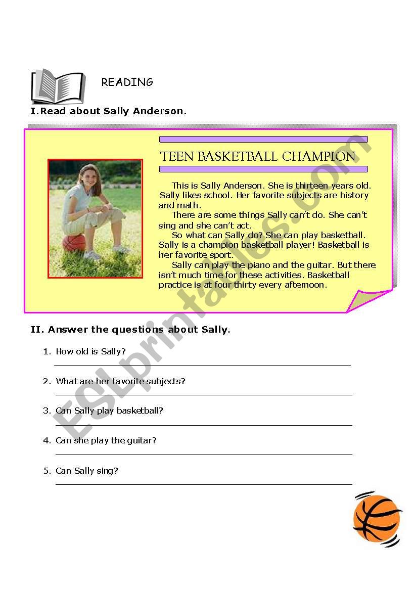 Teen Basketball Champion - Reading