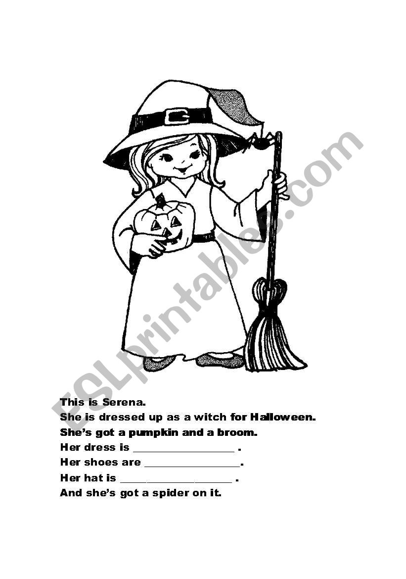 Halloween Activity worksheet