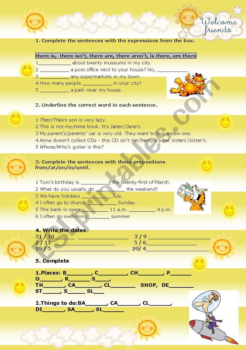 Consolidation  worksheet