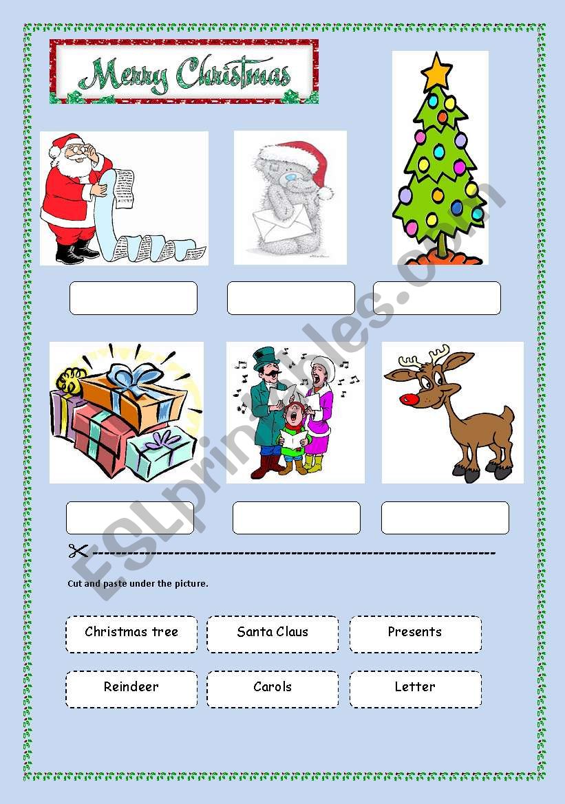 Marry Christmas! worksheet