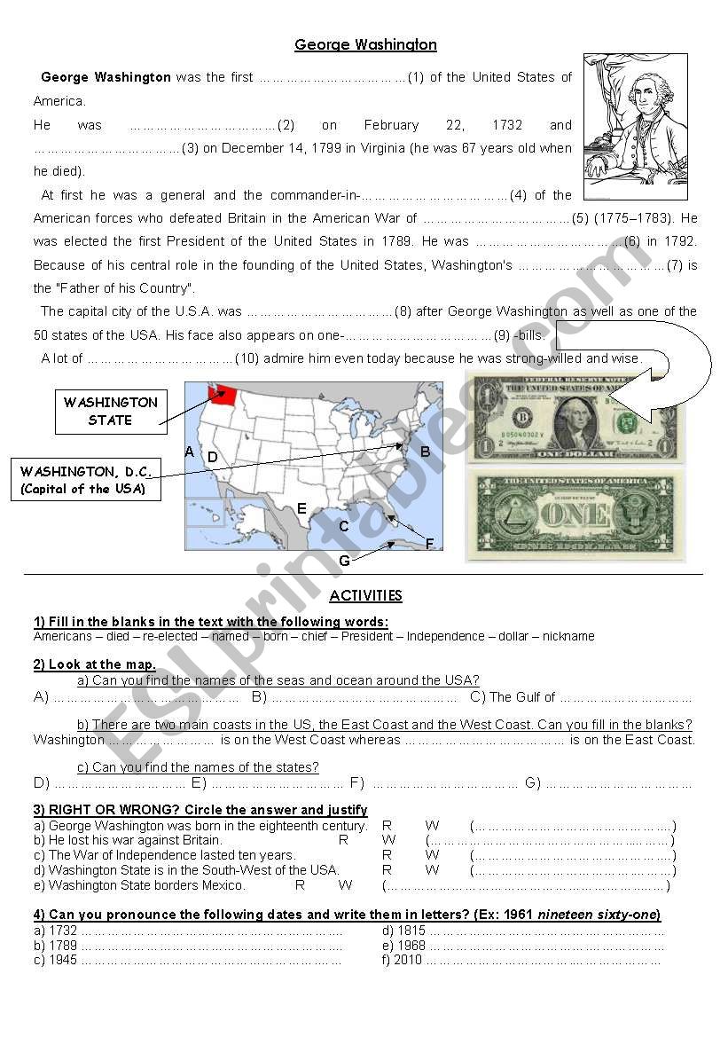 George Washington and the United States