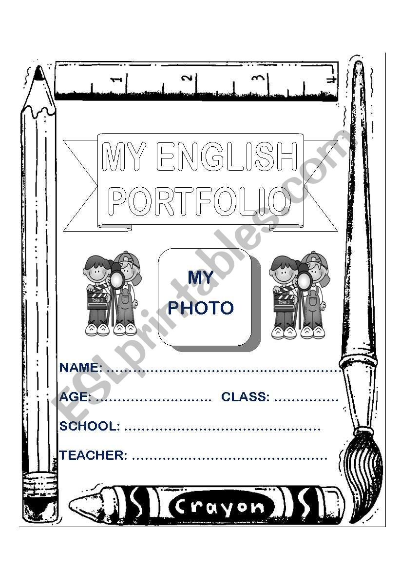 My English Portfolio worksheet