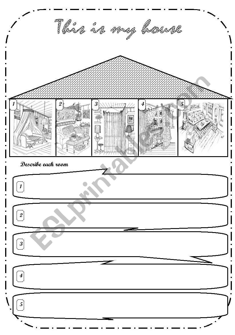 This is my house worksheet