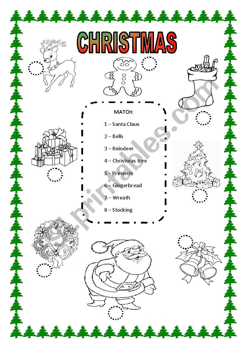 Christmas Activity worksheet