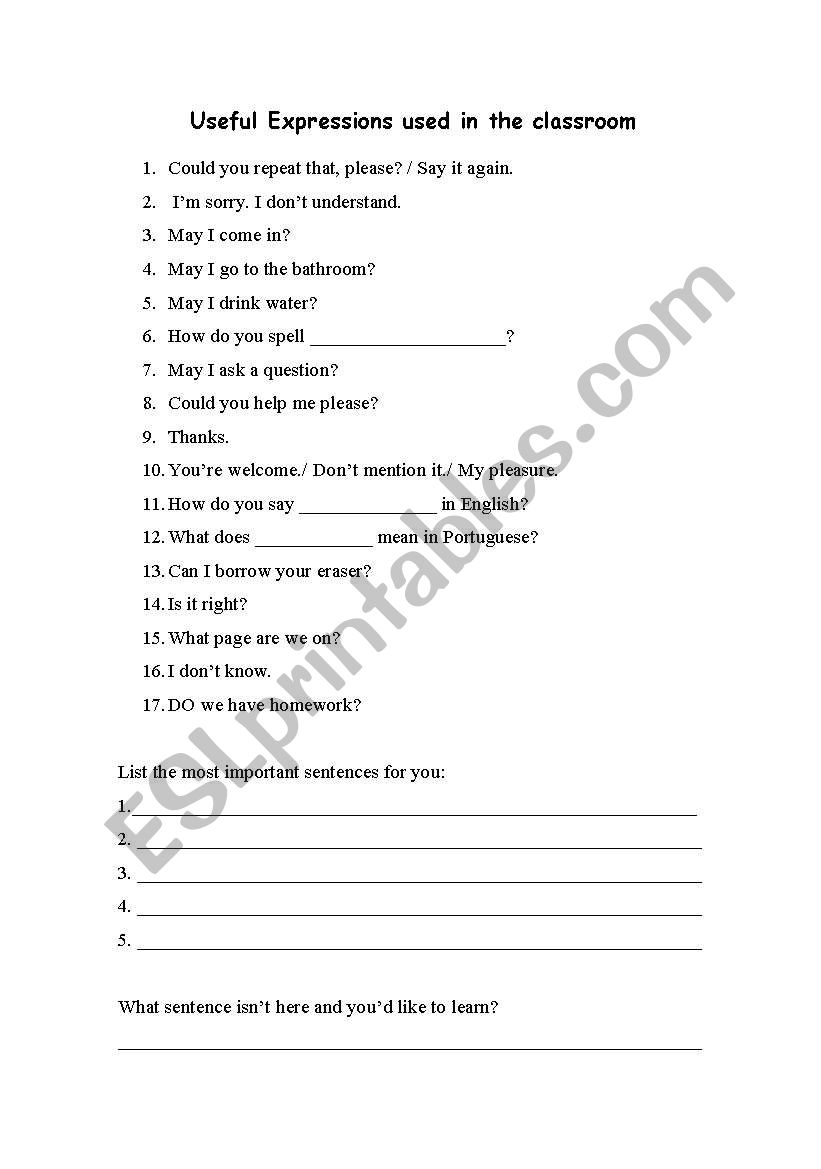 english-worksheets-useful-expressions-used-in-the-classroom