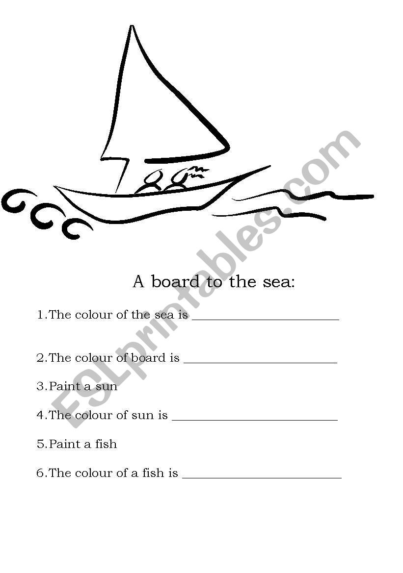 Coloring worksheet