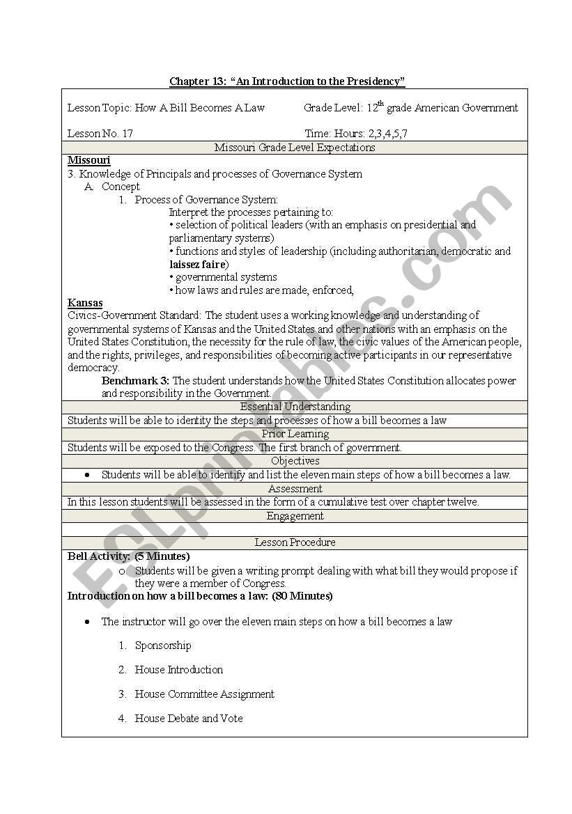 english-worksheets-how-a-bill-becomes-a-law