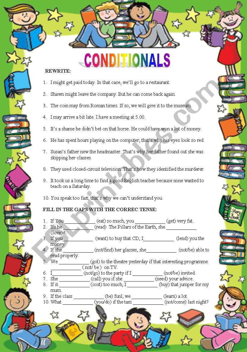 conditionals worksheet