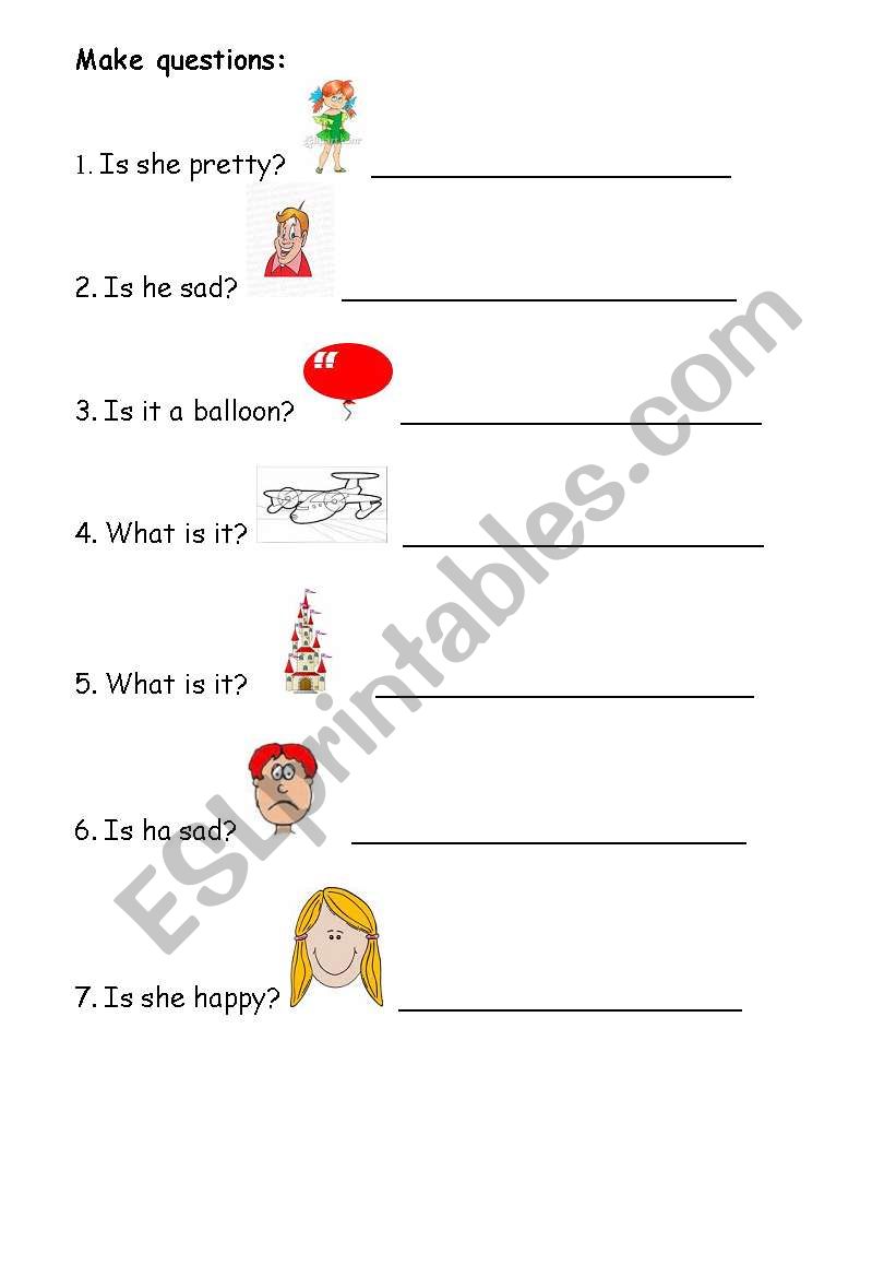 Is she pretty? worksheet