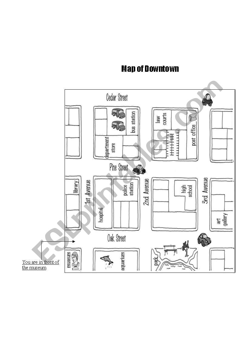 Giving Directions  worksheet