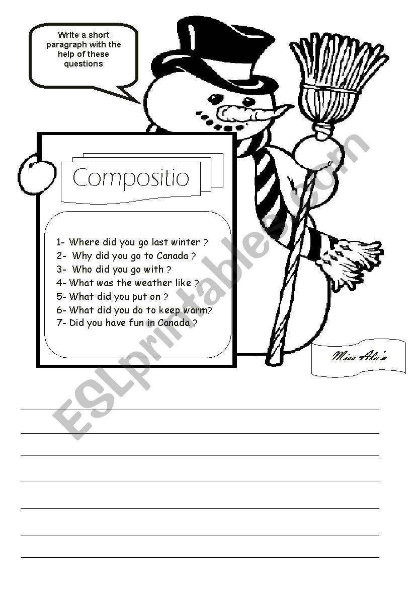 composition worksheet